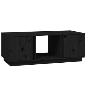 vidaXL Sohvap&ouml;yt&auml; musta 110x50x40 cm t&auml;ysi m&auml;nty