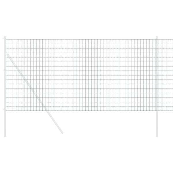 vidaXL Euroaita Vihreä 1 x 10 m PVC-pintainen rauta