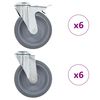 vidaXL 12 kpl pulttireik&auml;isi&auml; k&auml;&auml;ntyvi&auml; py&ouml;ri&auml; 125 mm
