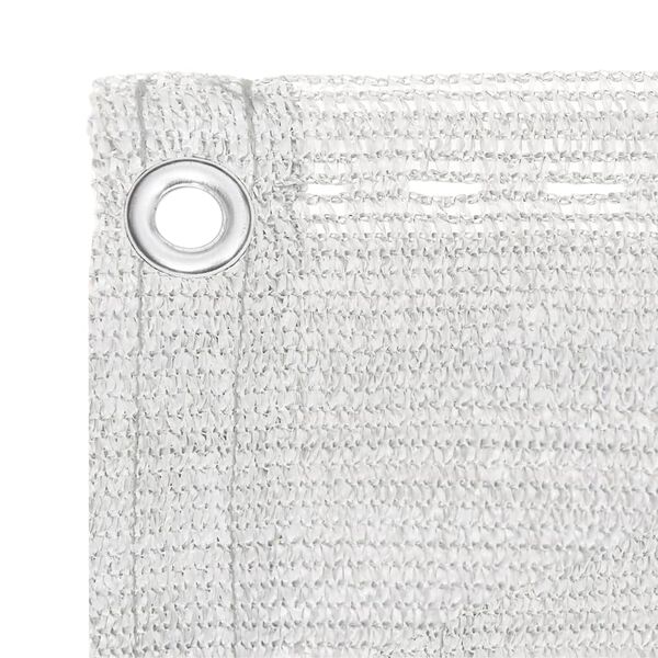 vidaXL Parvekkeen suoja valkoinen 75x500 cm HDPE