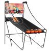 vidaXL Basketball Arcade Machine 4 pallolla 2 pelaajalle