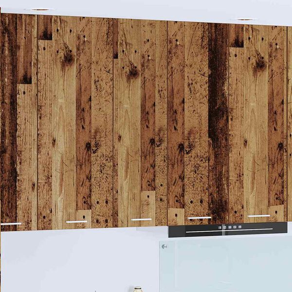 vidaXL Henkarikaappi ovella Vanha puu 30 x 31 x 100 cm Tekninen puu