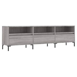 vidaXL TV-taso harmaa Sonoma 150x30x44,5 cm tekninen puu
