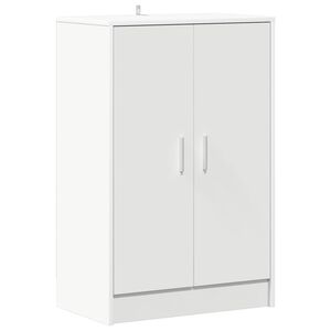 vidaXL Keng&auml;tkaapit 60 x 35 x 92 cm valkoinen