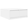 vidaXL sohvap&ouml;yt&auml; laatikoilla valkoinen 100x100x40 cm