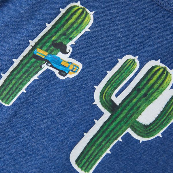 Lasten toppi meleerattu tummansininen 116