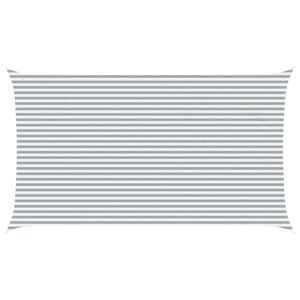 vidaXL Aurinkosuojapurje Vaaleanharmaa ja valkoinen 7 x 4 m