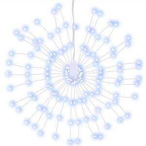 vidaXL Starburst jouluvalo 140 LED-valoa kylm&auml; valkoinen 17 cm
