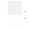 vidaXL Rullaverho Blackout valkoinen 80x175 cm Kankaan leveys 75,7 cm