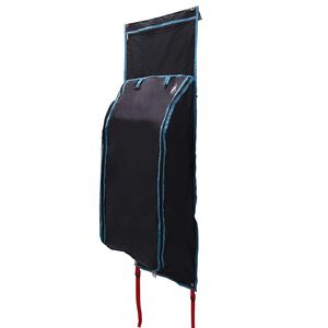 vidaXL S&auml;ilytyspussi Musta ja Sininen 140 x 43 cm oxford