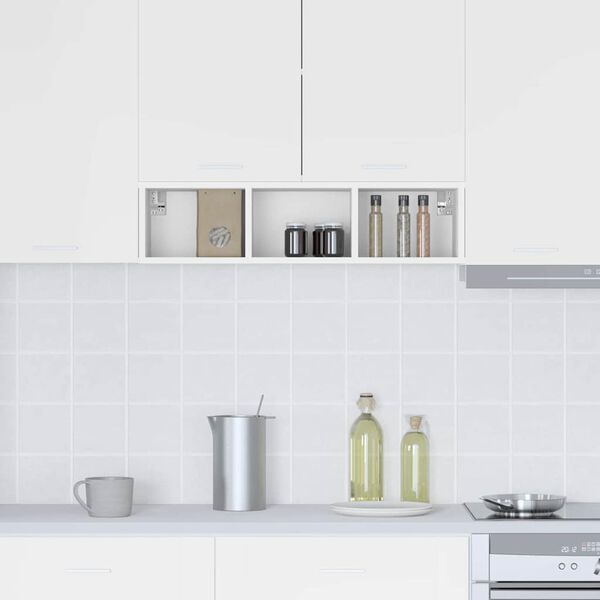 vidaXL Henkarikaappi Valkoinen 20 x 29,5 x 80 cm Tekninen puu