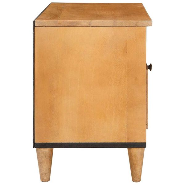 vidaXL TV-yksik&ouml;t hyllyll&auml; Vaaleanruskea 80 x 33 x 46 cm Tekninen puu