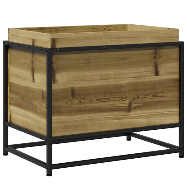 vidaXL Kukkalaatikko 60x40x50 cm kyll&auml;stetty m&auml;nty