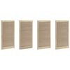 vidaXL Kaapin ovi 4 kpl Luonnollinen 110 x 2,1 x 59,5 cm T&auml;ysi m&auml;nty