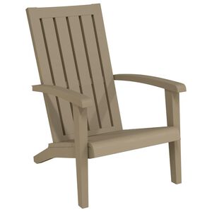 vidaXL Adirondack puutarhatuoli vaaleanruskea polypropeeni