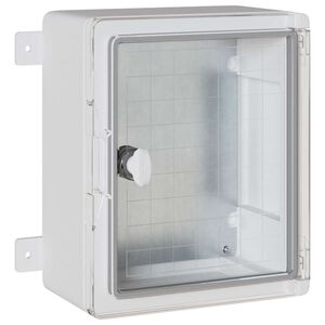 vidaXL Ohjauskabinetti Harmaa 32 x 13 x 30 cm ABS-muovi