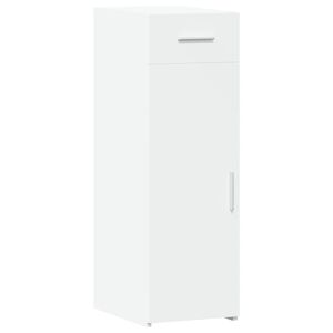 vidaXL Senkki valkoinen 30x42,5x93 cm tekninen puu