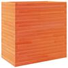 vidaXL Puutarhakukkalaatikko vahanruskea 70x40x68,5 cm t&auml;ysi m&auml;nty