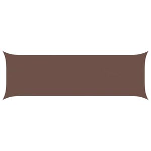 vidaXL Aurinkosuojapurje Ruskea 6 x 2 m 100% polyesteri Oxford