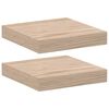 vidaXL Kelluvat hyllyt 2 kpl 23x23,5x4 cm tekninen puu