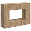 vidaXL Konsolip&ouml;yt&auml; Artisan Tammi 101 x 29 x 74 cm K&auml;sitelty puu