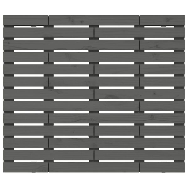 vidaXL S&auml;ngynp&auml;&auml;ty sein&auml;lle harmaa 126x3x91,5 cm t&auml;ysi m&auml;nty