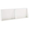vidaXL Pato 2 kpl 60 x 12 x 40 cm Ter&auml;s valkoinen