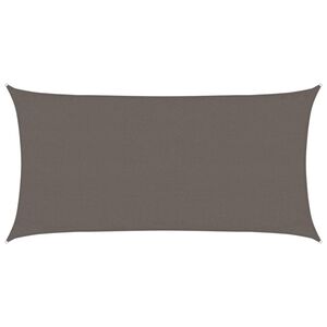 vidaXL Aurinkopurje 160 g/m&sup2; antrasiitti 3x6 m HDPE