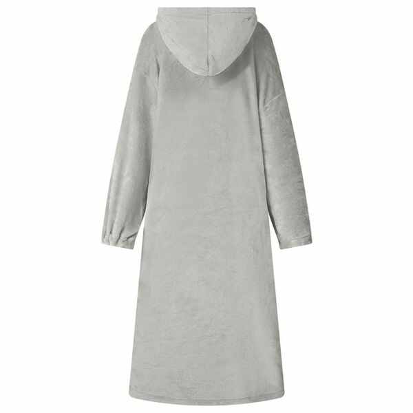 vidaXL Viltti-huppari Harmaa s Flanelli