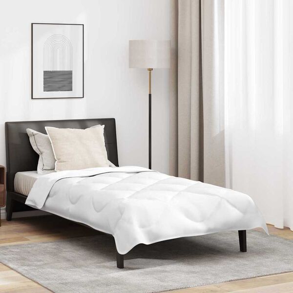 vidaXL Peittosarja tyynyllä 2 pcs Valkoinen Mikrokuitu