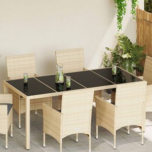 vidaXL P&ouml;yt&auml;levy 4 pcs Musta karkaistu lasi