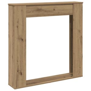 vidaXL Takan ymp&auml;rys artesaani tammi 100x20x100 cm tekninen puu