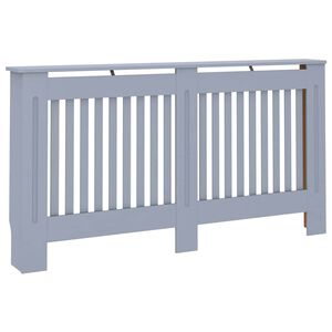 vidaXL L&auml;mp&ouml;patterin suoja antrasiitti 152x19x81,5 cm MDF