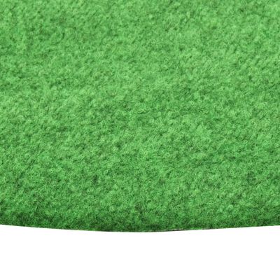 vidaXL Keinonurmi nastoilla halkaisija 170 cm vihreä pyöreä