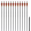 Jousipyssyn Nuolet 30" 0,76 cm Hiilikuitu 12 pcs
