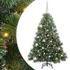 vidaXL Tekojoulukuusi 150 LED-valoilla Vihre&auml; 150 cm PE ja PVC