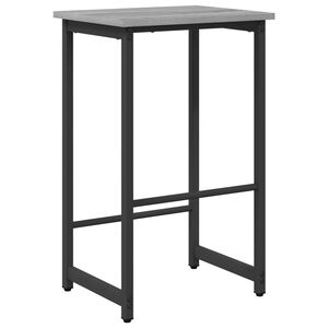 vidaXL Baarijakkara Harmaa Sonoma 40 x 32 x 74 cm Tekninen puu