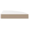 vidaXL Kulmahylly korkeakiiltoinen valkoinen 25x25x3,8 cm MDF