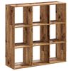 vidaXL Kirjahylly vanha puu 102x32x102 cm tekninen puu