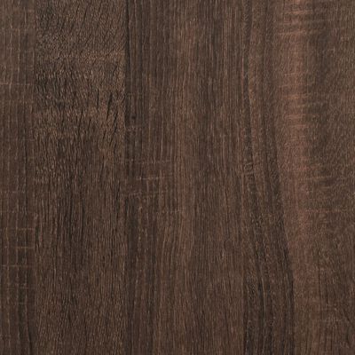 vidaXL Konsolipöytä ruskea tammi 160x29x80 cm tekninen puu