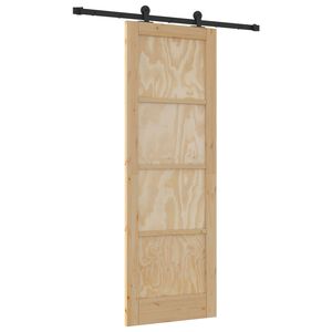 vidaXL Liukuovi ORKDAL 73,5 x 211 cm T&auml;ysi m&auml;nty Luonnollinen