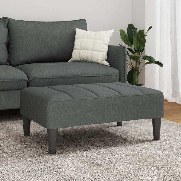 vidaXL Rahi tummanharmaa 77x55x31 cm kangas