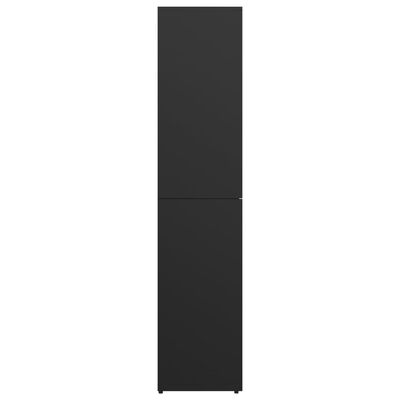 vidaXL Kenkäkaappi musta 80x39x178 cm lastulevy