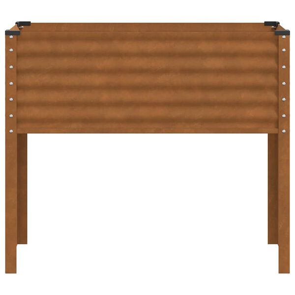 vidaXL Puutarhan istutuslaatikko 100x45x90 cm s&auml;&auml;nkest&auml;v&auml; ter&auml;s