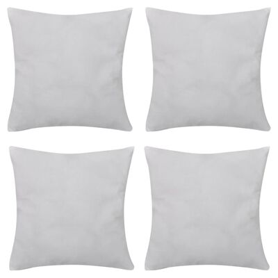 Valkoinen Tyynynpäällinen 4 kpl Puuvilla 50 x 50 cm