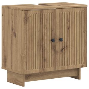 vidaXL Kylpyhuoneen allaskaappi EDE Artisaanitammi 59,5 x 31,5 x 59 cm