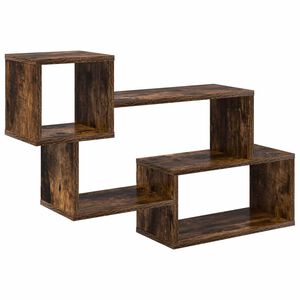 vidaXL Kelluva hylly Sein&auml;kiinnitett&auml;v&auml; Savutammi 87 x 20 x 55 cm