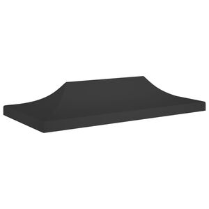 vidaXL Juhlateltan katto 6x3 m musta 270 g/m&sup2;