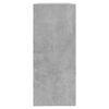 vidaXL Kirjahylly/tilanjakaja betoninharmaa 100x30x72 cm