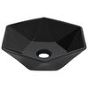 vidaXL Pesuallas 41x36,5x12 cm keraaminen musta